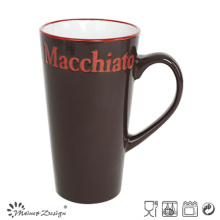 15oz V Shape Tall Water Mug with Silk Screen